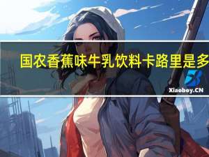 国农 香蕉味牛乳饮料卡路里是多少