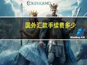 国外汇款手续费多少（国外汇款手续费）