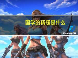 国学的精髓是什么