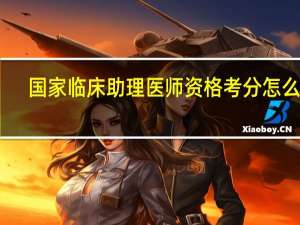 国家临床助理医师资格考分怎么查
