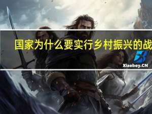 国家为什么要实行乡村振兴的战略