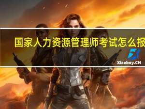 国家人力资源管理师考试怎么报名