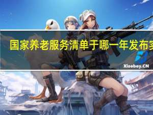 国家养老服务清单于哪一年发布实施