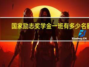 国家励志奖学金一班有多少名额