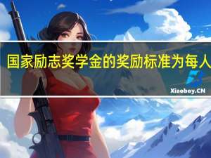 国家励志奖学金的奖励标准为每人每年()元
