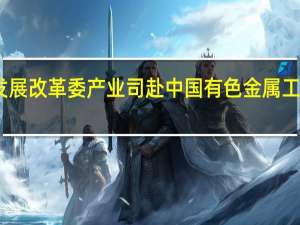 国家发展改革委产业司赴中国有色金属工业协会调研