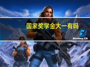 国家奖学金大一有吗