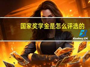 国家奖学金是怎么评选的