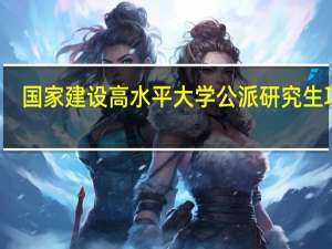国家建设高水平大学公派研究生项目