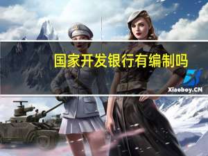 国家开发银行有编制吗