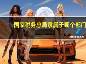 国家税务总局隶属于哪个部门