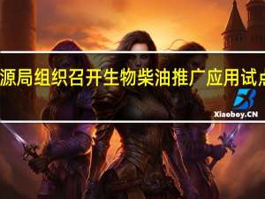 国家能源局组织召开生物柴油推广应用试点工作现场会