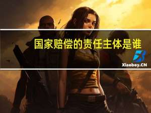 国家赔偿的责任主体是谁