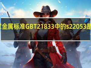 国家金属标准GBT21833中的s22053是什么材料？