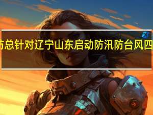 国家防总针对辽宁山东启动防汛防台风四级应急响应
