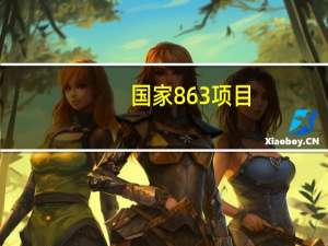 国家863项目