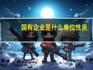 国有企业是什么单位性质