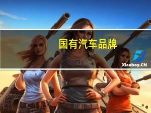 国有汽车品牌