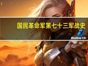 国民革命军第七十三军战史（国民革命军第七十三军简介）
