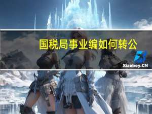 国税局事业编如何转公