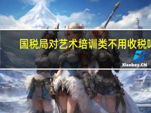 国税局对艺术培训类不用收税吗