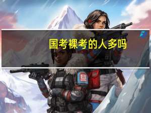 国考裸考的人多吗