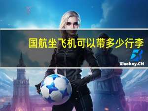国航坐飞机可以带多少行李