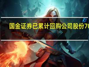 国金证券已累计回购公司股份700.56万股