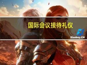 国际会议接待礼仪