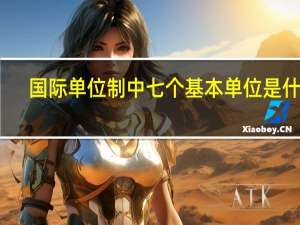国际单位制中七个基本单位是什么