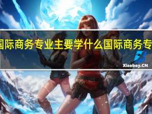 国际商务专业主要学什么 国际商务专业简介