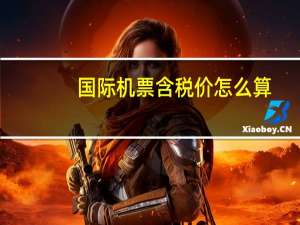 国际机票含税价怎么算