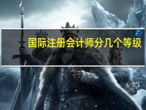 国际注册会计师分几个等级