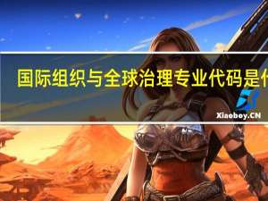 国际组织与全球治理专业代码是什么