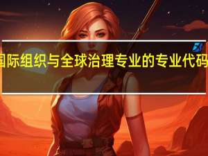 国际组织与全球治理专业的专业代码是什么