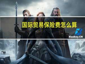国际贸易保险费怎么算