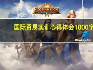 国际贸易实训心得体会1000字（国际贸易实训心得）