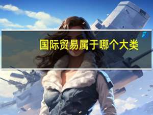国际贸易属于哪个大类