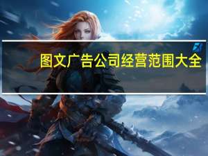 图文广告公司经营范围大全（图文广告公司经营范围）