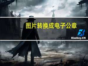 图片转换成电子公章
