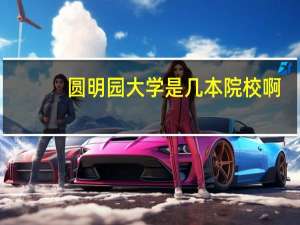 圆明园大学是几本院校啊