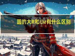 圆的大R和小r有什么区别
