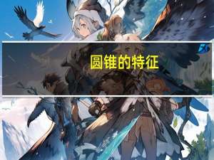 圆锥的特征