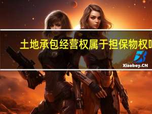 土地承包经营权属于担保物权吗