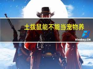 土拨鼠能不能当宠物养
