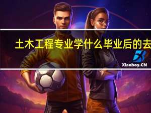 土木工程专业学什么毕业后的去向