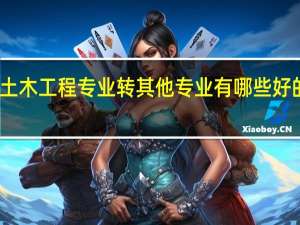 土木工程专业转其他专业有哪些好的推荐