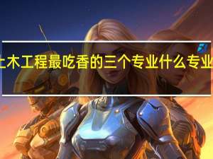 土木工程最吃香的三个专业 什么专业值得报
