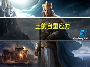 土的自重应力