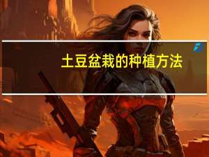 土豆盆栽的种植方法